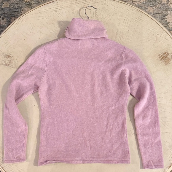 90’s Gemelli Cashmere Cozy Cowlneck Sweater Grandmacore Barbiecore Old Money - Picture 6 of 16